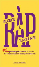 Recueil a punchlines (ned 2021) - 700 phrases percutantes de plus de 250 artistes sur 30 annees de r
