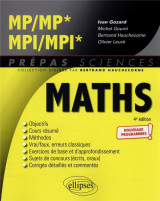Mathematiques : mp/mp* - mpi/mpii*  -  programme 2022
