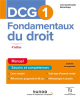 Dcg 1 - introduction au droit -dcg 1 - t01 - dcg 1 fondamentaux du droit - manuel  4e ed.