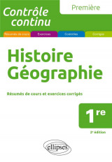 Controle continu : histoire-geographie  -  premiere (2e edition)