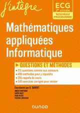 Ecg 2 : mathematiques appliquees  -  questions et methodes