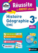 Abc du bac reussite : histoire-geographie, enseignement moral et civique : 3e (edition 2022)