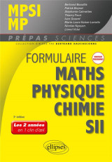 Formulaire mpsi/mp : maths, physique-chimie, sii nouveaux programmes