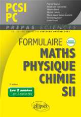 Formulaire pcsi/pc - maths - physique-chimie - sii - nouveaux programmes