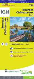 Top100134 bourges / chateauroux 1/100.000