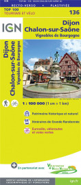 Top100136 dijon / chalon-sur-saone  1/100.000