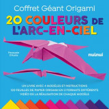 Geant origami : 20 couleurs de l'arc-en-ciel
