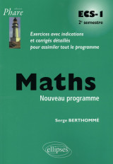 Mathematiques ecs-1  -  2e semestre
