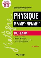 Physique  -  mp/mp*-mpi/mpi*  -  tout-en-un (5e edition)