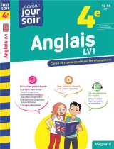 Cahier du jour / cahier du soir  : anglais  -  4e  -  lv1