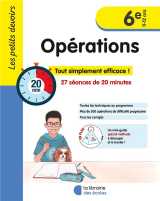Les petits devoirs : operations - 6e (edition 2023)