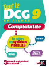 Tout le dcg 9 en fiches  -  comptabilite  -  le cours en syntheses visuelles (edition 2023/2024)