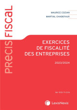 Exercices de fiscalite des entreprises (edition 2023/2024)