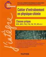 Cahier d'entrainement en physique-chimie  -  classes prepas