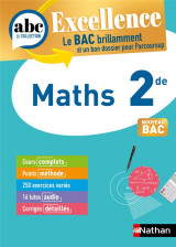 Abc du bac excellence : mathematiques  -  2de (edition 2023)