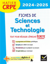 Crpe  -  fiches de sciences et technologie  -  tout pour reussir l'epreuve ecrite (edition 2024/2025)