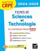 Crpe - fiches de sciences et technologie - tout pour reussir l'epreuve ecrite (edition 2024/2025)