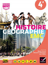 Histoire-geographie enseignement moral et civique 4e ed. 2016 - manuel de l-eleve