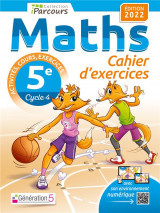 Cahier d'exercices iparcours maths 5e avec cours (edition 2022)