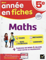 Mon annee en fiches : maths  -  5e