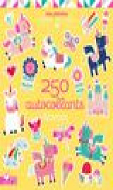 250 autocollants - licornes