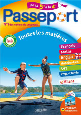 Passeport - toutes les matieres - de la 5e a la 4e - cahier de vacances 2024