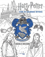 Harry potter - serdaigle - le livre de coloriage officiel - sagesse et reflexion