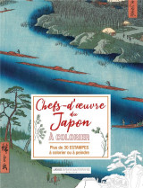 Affiches a colorier : chefs d-oeuvre et paysages du japon