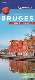 Bruges - plan de ville plastifie / bruges - citymap laminated