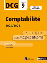 Comptabilite - dcg - epreuve 9 - corriges des applications - 2023/2024