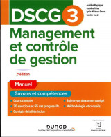 Dscg 3 management et controle de gestion - manuel - 2e ed.