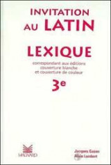 Invitation au latin 3e (1999) - lexique
