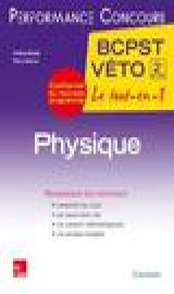 Performance concours : physique  -  2e annee bcpst-veto