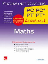 Performance concours : mathematiques  -  2e annee pc pc - pt pt