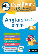 Abc du bac excellence : anglais  -  2de, 1re, terminale (edition 2024)