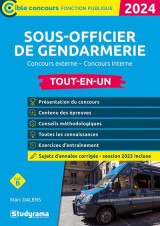 Sous-officier de gendarmerie : tout-en-un  -  concours externe (edition 2024)
