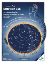 Stelvision 365 : une carte du ciel pour reperer facilement les etoiles, tous les jours de l'annee (14e edition)
