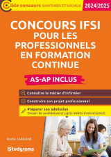 Concours ifsi pour les professionnels en formation continue (edition 2024/2025)