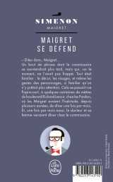 Maigret se défend