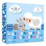 Les p'tits tout doux - coffret à toucher - les animaux de la ferme