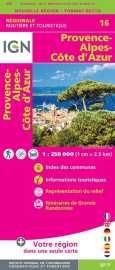 Nr16 provence-alpes-côte d'azur  1/250 000