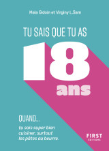 Tu sais que tu as 18 ans quand... ne