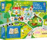à la ferme - coffret livre et puzzle - dès 5 ans