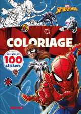 Marvel spider-man - coloriage avec plus de 100 stickers (spider-man et spider-girl)
