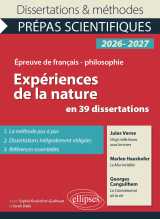Expériences de la nature en 39 dissertations