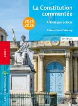 Fondamentaux  - la constitution commentée 2025-2026
