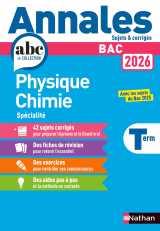 Annales bac physique chimie term. 2026 - corrigé