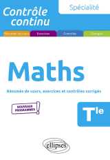 Spécialité mathématiques - terminale - nouveaux programmes