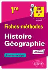 Histoire géographie - première - nouveaux programmes