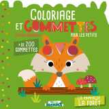 Mon p'tit hemma - coloriage et gommettes pour les petits - les animaux de la forêt - + de 200 gommettes repositionnables